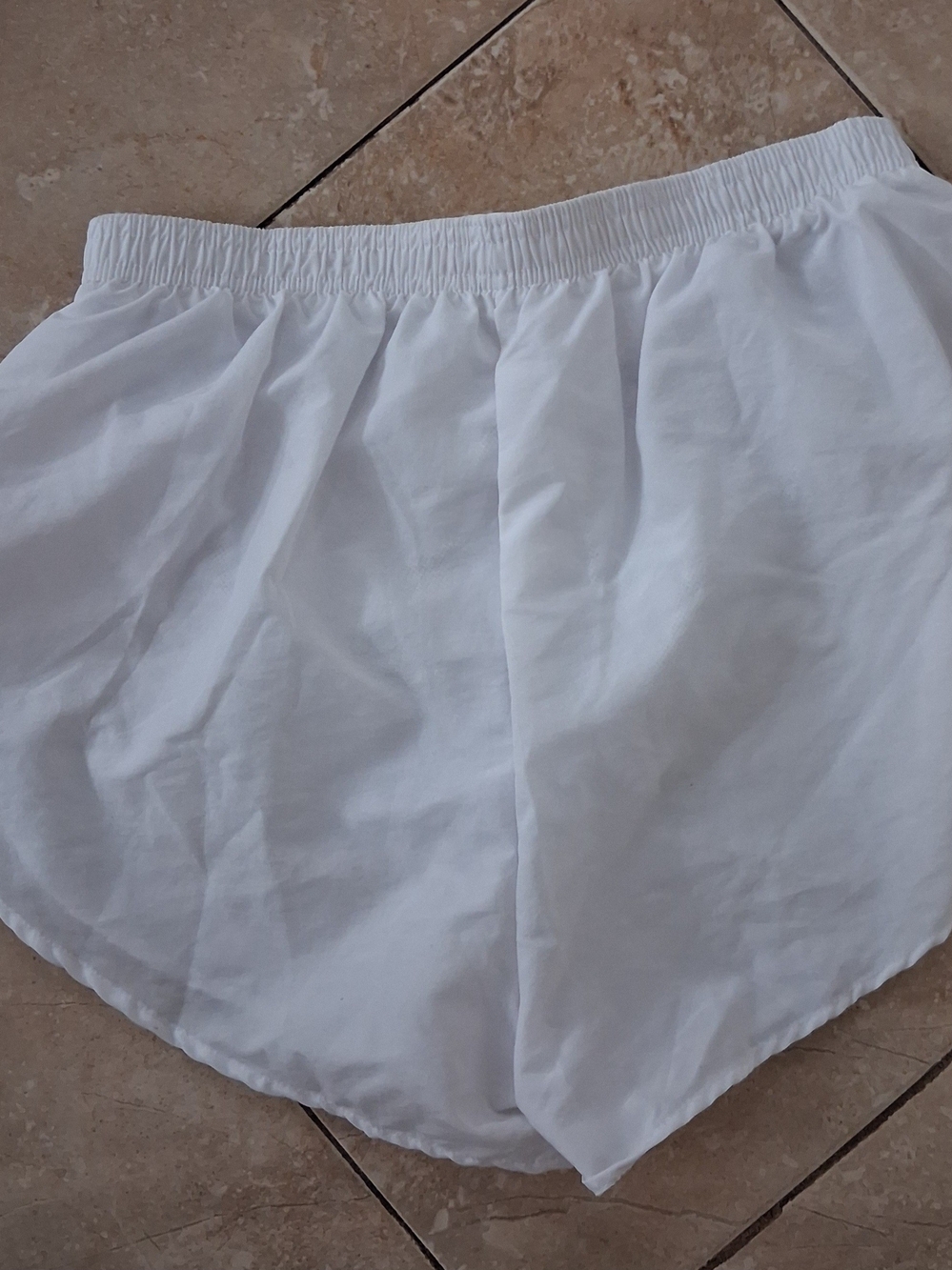 Los Angeles Apparel White Lightweight Athletic Shorts
